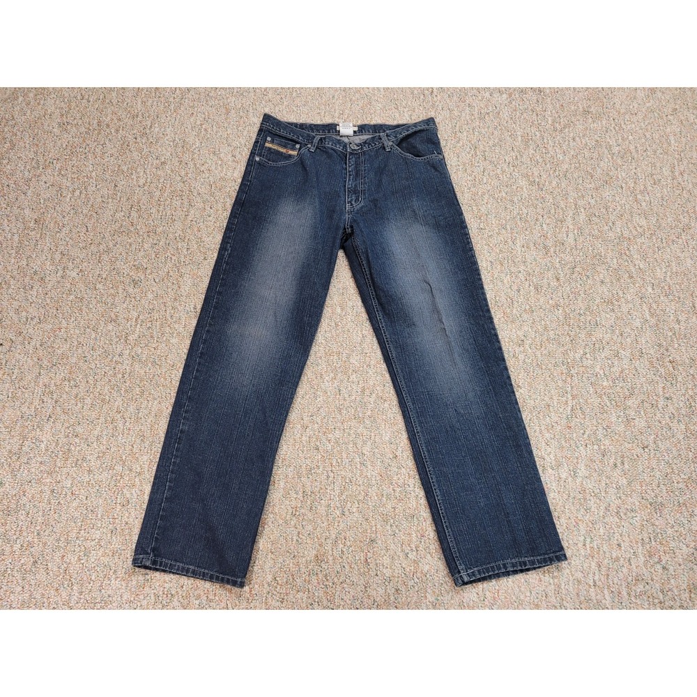 Paco Jeans Denim Men 38x34 Blue Straight Leg Y2K Baggy Hip Hop Streetwear